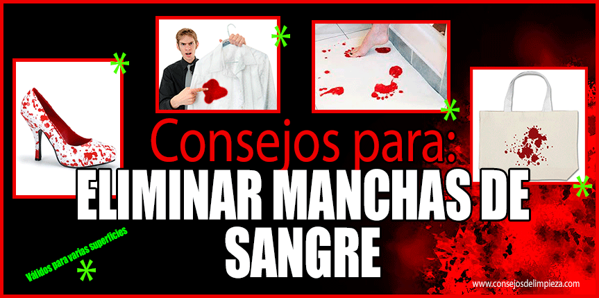 Como Eliminar Manchas De Sangre Consejos De Limpieza Trucos Tips Y Remedios Del Hoga Manchas De Sangre Eliminar Manchas De Sangre Quitar Manchas De Sangre