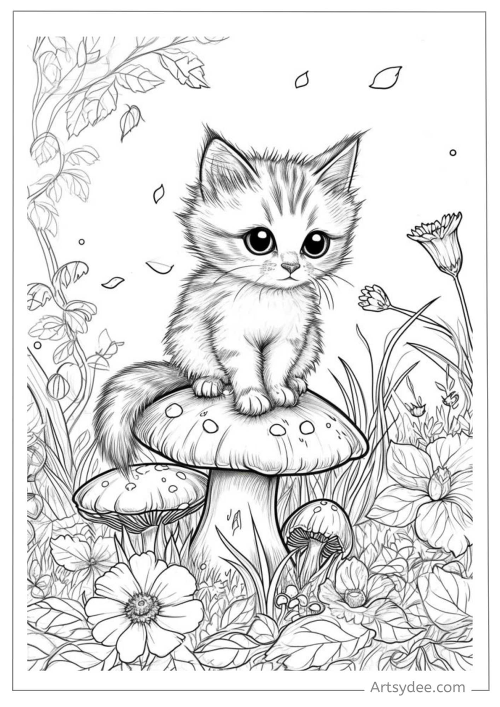 Discover 37 Adorable And Free Printable Kitten Coloring Pages For Both Discover 37 Adorable And Free Printable Kitten Coloring Pages For Both