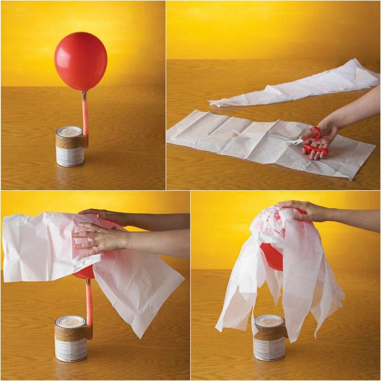 Basteln mit Pappmache luftballon-gespenst-halloween-idee-anleitung Basteln mit Pappmache luftballon-gespenst-halloween-idee-anleitung