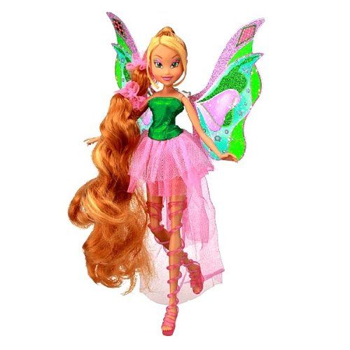 FLORA HARMONIX DOLL WINGS JAKKS PACIFIC WITTY MATTEL WINX CLUB FAIRY DOLL WINGS