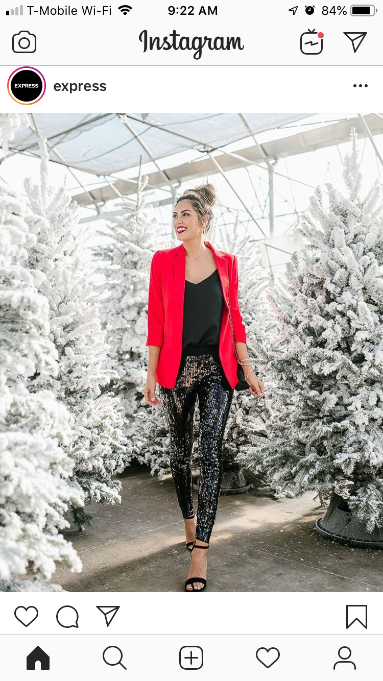 sequin holiday outfit