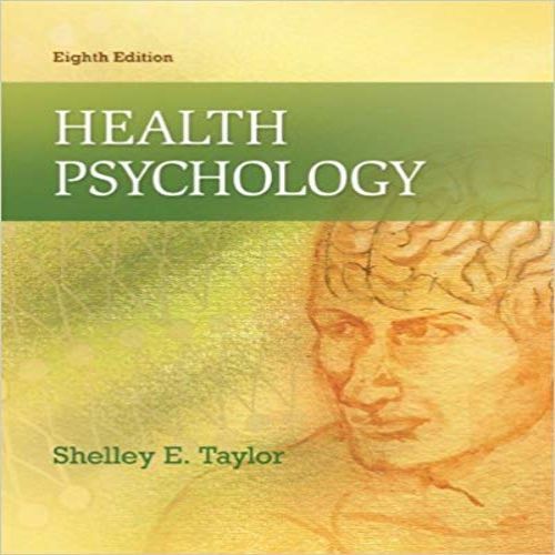 Health Psychology Textbook Pdf