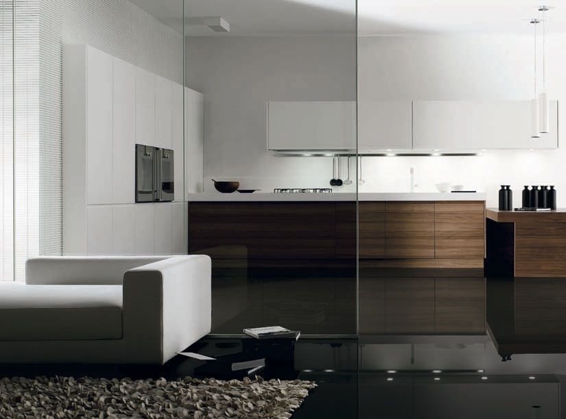 Muebles de cocina acabados Cusan Nogal y Sedamat Blanco de Doca ... Muebles de cocina acabados Cusan Nogal y Sedamat Blanco de Doca ...