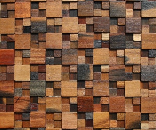 American Tile Stone Reclaim Wood Mosaic 壁 部屋 Tile Stone Reclaim Wood Mosaic
