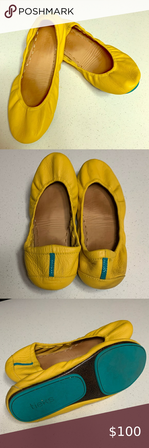 tieks mustard yellow