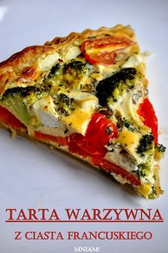 Mniam: Tarta warzywna z ciasta francuskiego Pizza, Cooking Meat, Cooking Recipes, Cooking Games, Helathy Food, Good Food, Yummy Food, Foood Recipes, Best Appetizers