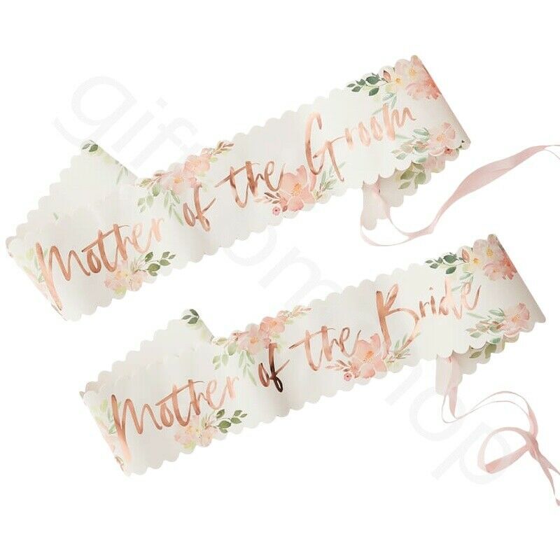 Team Bride Party Hen Night Pink Rose Gold BRIDE TO BE Sash Accessory Decoration