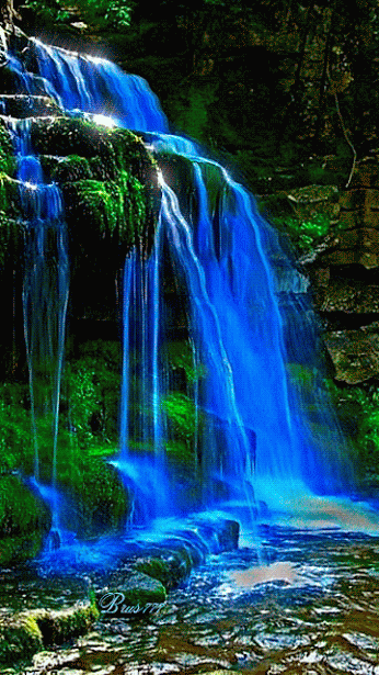 -Agua en azul ✨