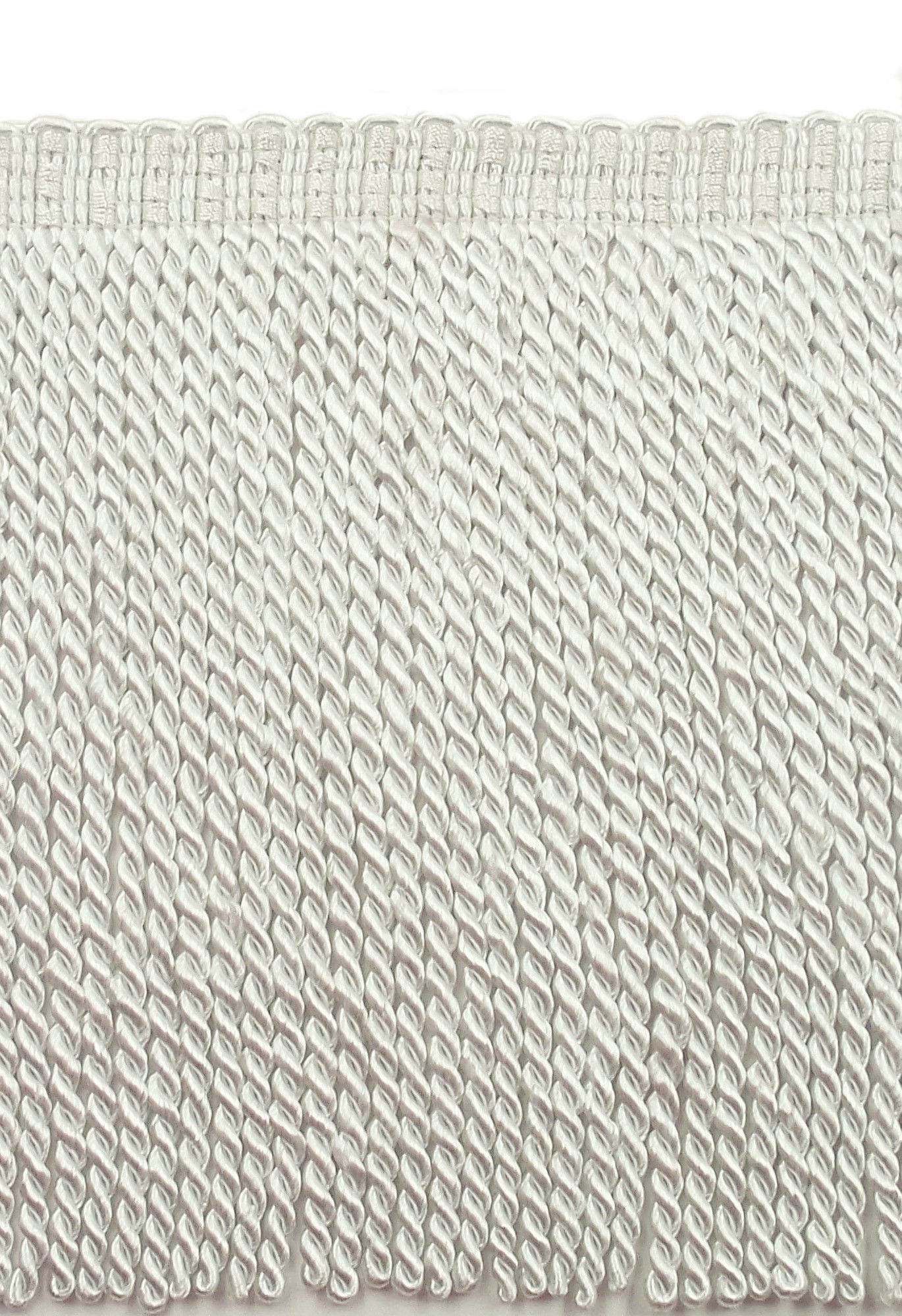 Optical White 8/" Chainette Sequin Trim Platinum Daisy By The Yard