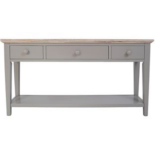 Fairview Wooden Console Table With 3 Drawers Grey At Argos Fairview Wooden Console Table With 3 Drawers Grey At Argos Co Uk