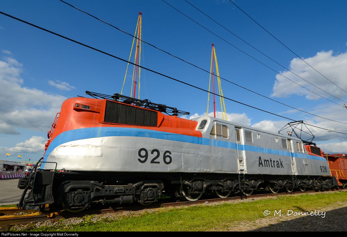 AMTK 926 Amtrak GG1 at Syracuse, New York by Matt Donnelly Amtrak AMTK 926 Amtrak GG1 at Syracuse, New York by Matt Donnelly Amtrak