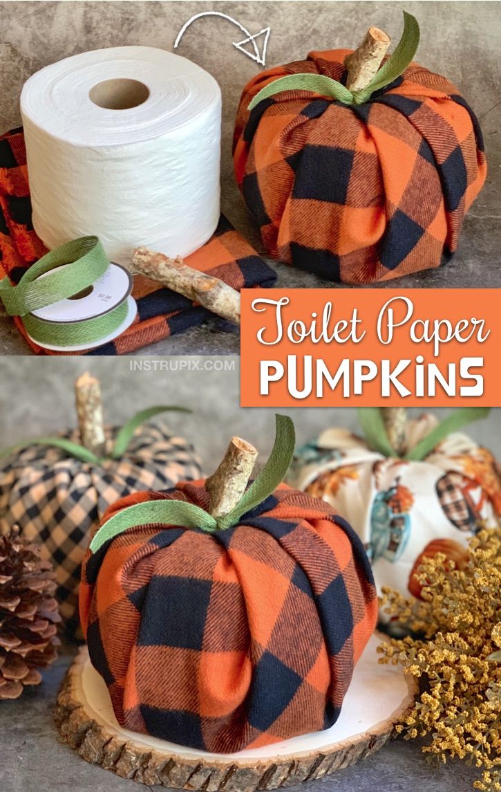 Toilet Paper Pumpkins (Cheap & Easy Fall Decor!) Toilet Paper Pumpkins (Cheap & Easy Fall Decor!)