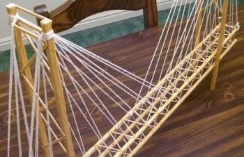 diy suspension bridge construction useing wood bridge design
