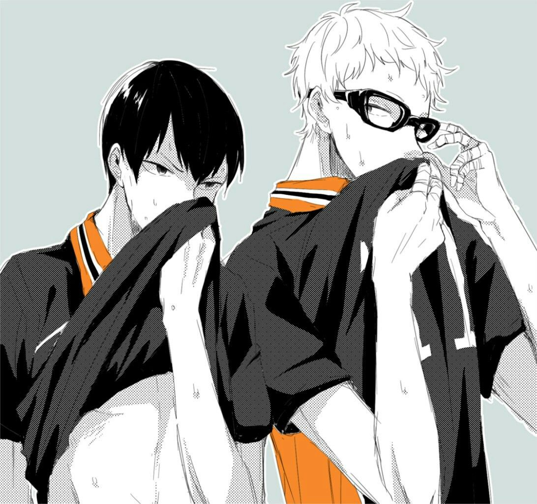 Tsukishishima and kageyama...