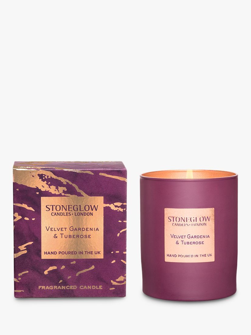 Stoneglow Luna Velvet Gardenia Tuberose Scented Candle 220g