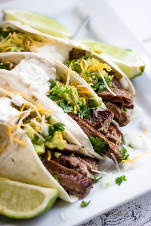 Mexican Steak Tacos With Simple Guacamole Sirloin Recipes Top mexican-steak-tacos-with-simple-guacamole-sirloin-recipes-top