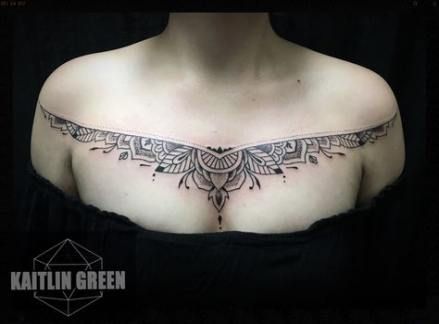 Chest Piece Tattoos Tattoo Insider Chest Tattoos For Women Chest Piece Tattoos Chest Tattoo Girl