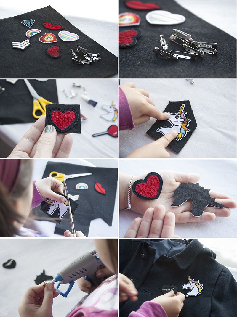 Broches Con Parches Fáciles Para Tunear Ropa Mochilas Hacer Parches Para Ropa Hacer Parches Como Hacer Parches