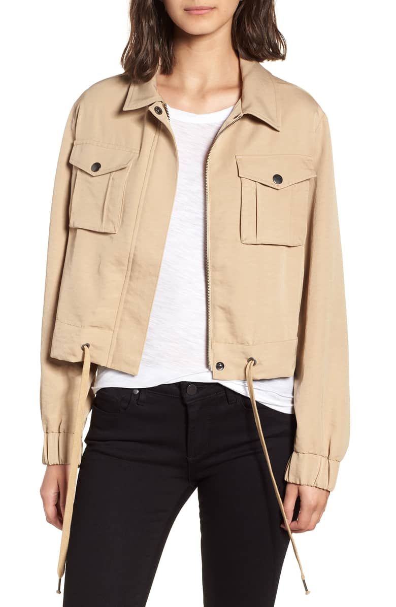 BP. Draped Utility Jacket | Jackets, Womens utility jacket, Coats ...