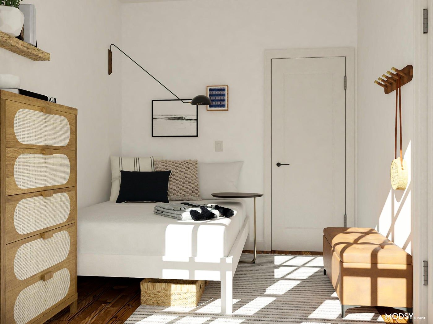 3 Great Layout Ideas For An 8x8 Bedroom Modsy Blog Bedroom 
