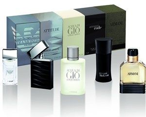 giorgio armani men's miniature fragrance gift set