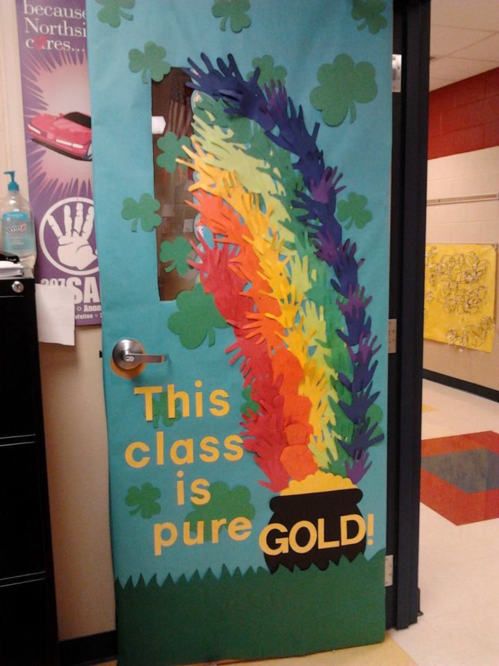 March Classroom Rainbow Door Teacher Door Decorations Classroom Decor Themes Classroom