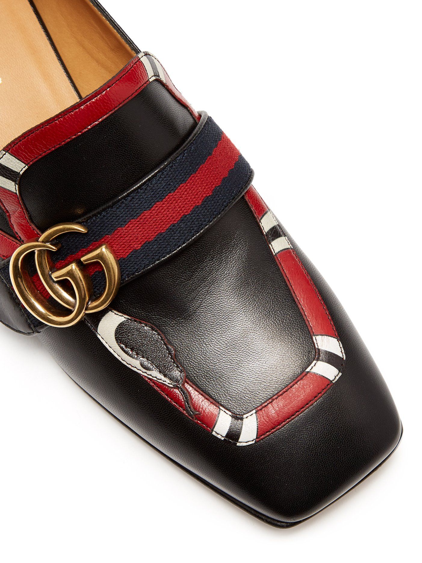 gucci loafers with snake