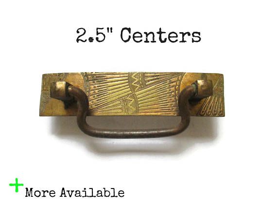 Vintage Drawer Pulls 2.5 centers Ornate Handle Antique Etsy Vintage