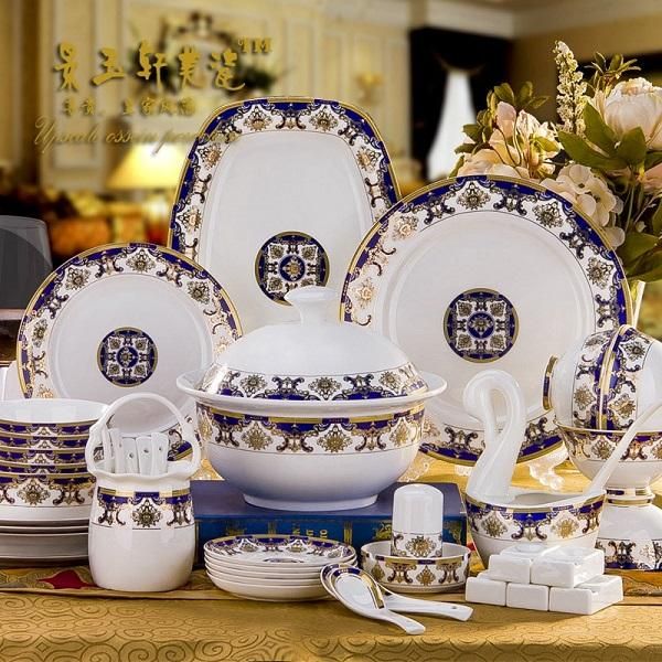 60 PIECES Guci Dishes in Jingdezhen set ceramic bowl creative ... 60 PIECES Guci Dishes in Jingdezhen set ceramic bowl creative ...