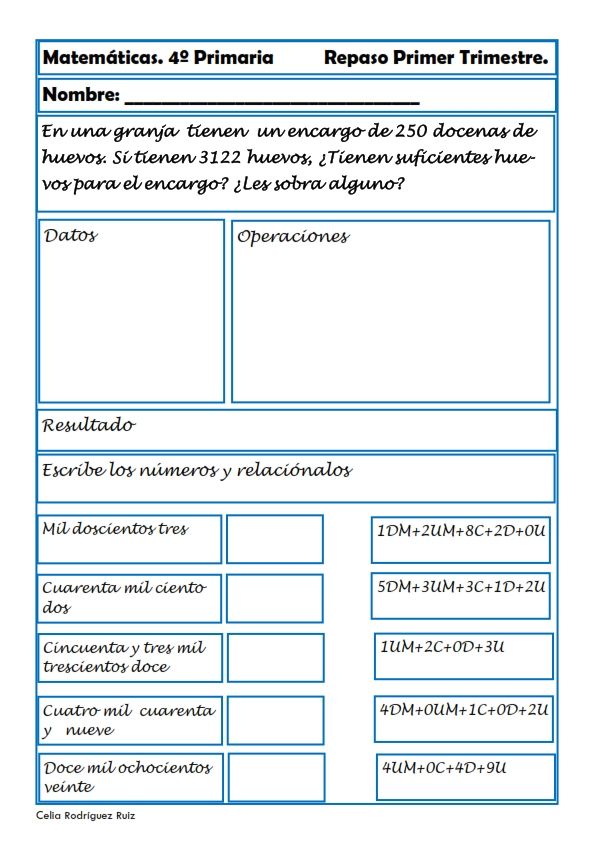 Recursos para el Aula: Matemáticas para cuarto de primaria Nuevas ... Recursos para el Aula: Matemáticas para cuarto de primaria Nuevas ...