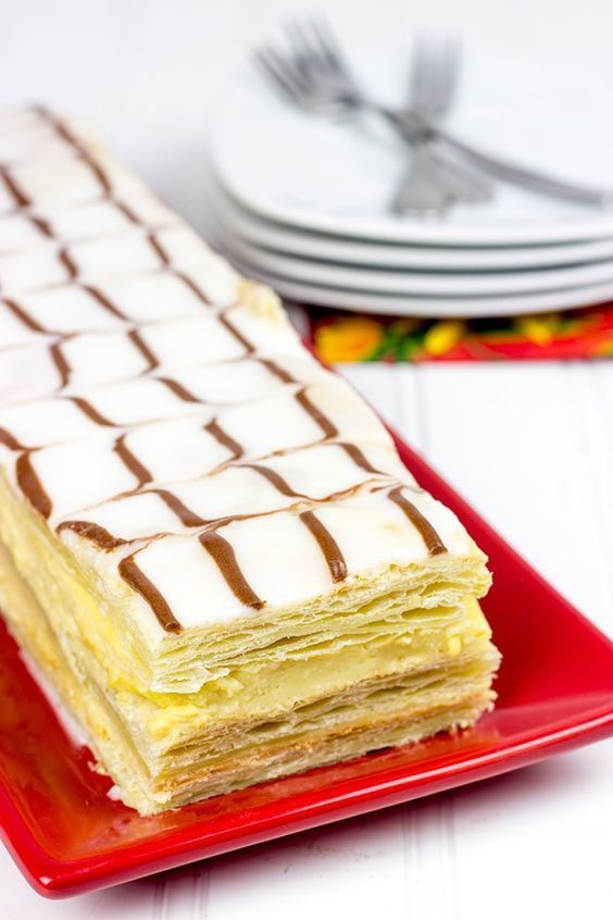 These Classic French Napoleons Feature Layers Of Flaky Dough Filled these-classic-french-napoleons-feature-layers-of-flaky-dough-filled
