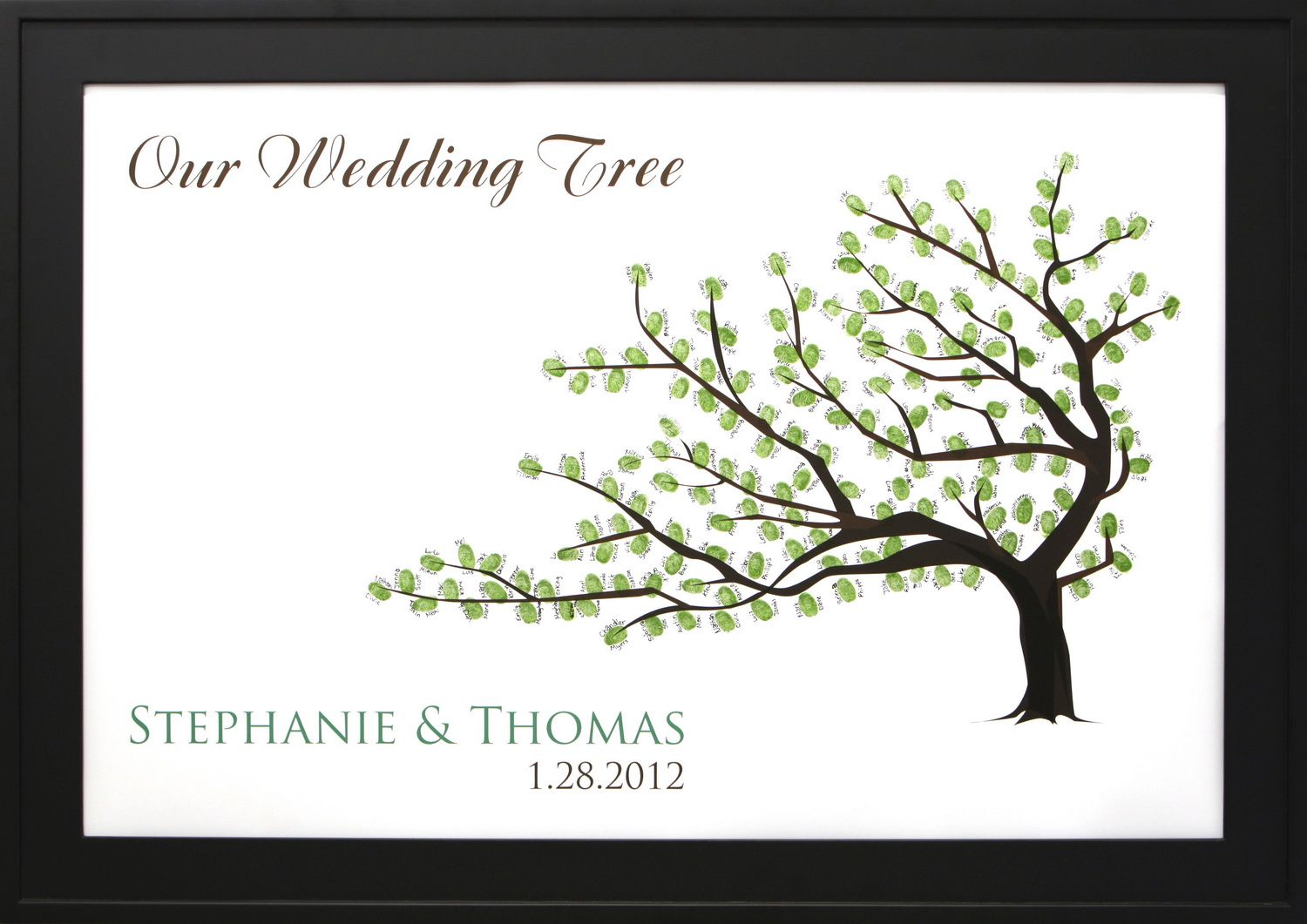 This Will Be My Favorite Part Of Wedding And The Next Place Thumbprint Wedding Tree Guest Book This Could Be The Cover And Then Inside Have Notes
