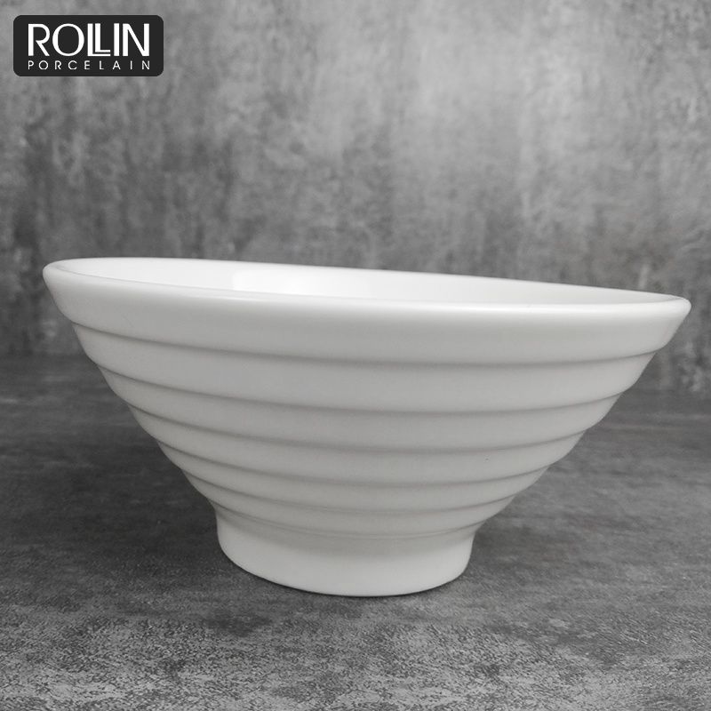 Nice White Porcelain Spiral Bowl Chaozhou Factory Supply Material : Ceramic & Porcelain. Color : White. Feature : Eco-Friendly. Disposable : Non-Disposable. Customized : Customized. Certification : FDA. Certification : FDA, SGS. Fda, White Porcelain, Spiral, Bowls, Supply, Eco Friendly, Feature, Ceramics, Nice