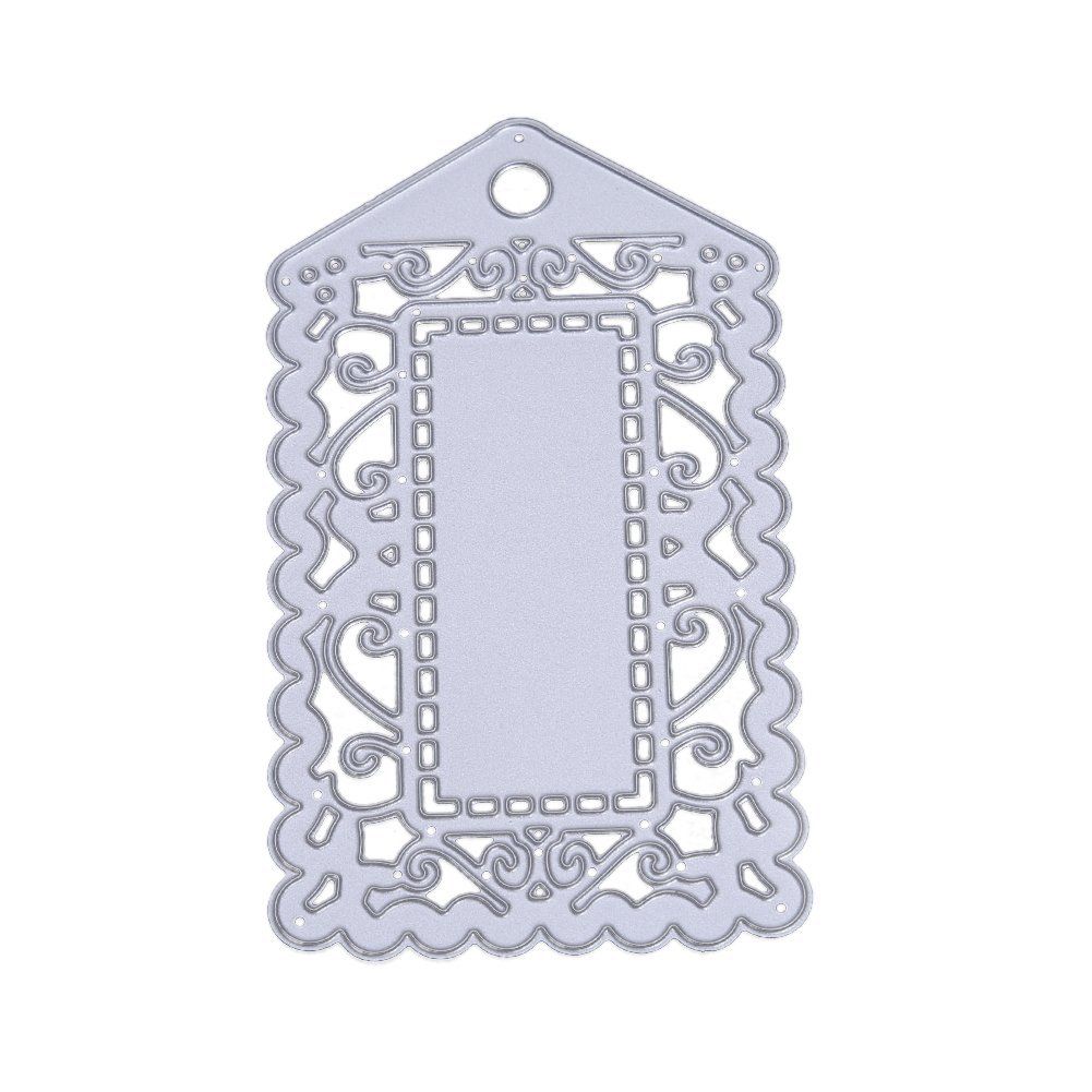 Metal Silver Cutting Dies Stencil DIY Scrapbook Card Album Paper Embossing Craft