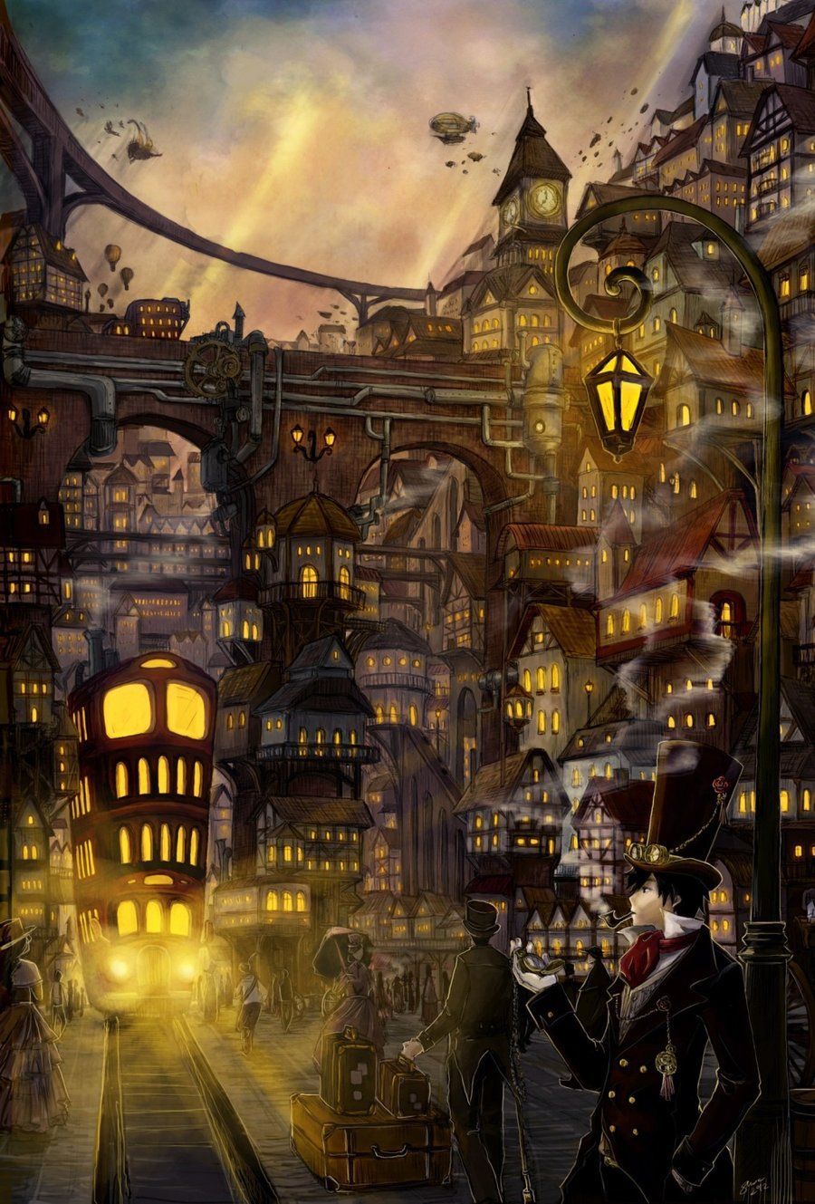 Steampunk Ciudad Steampunk Arte Steampunk Ciudad Fantasia Steampunk Ciudad Steampunk Arte Steampunk Ciudad Fantasia