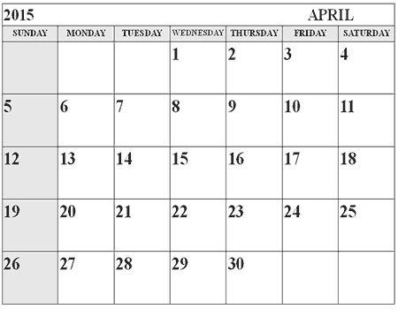 april calendar 2015 presentation free printable calendar blank november calendar 2015