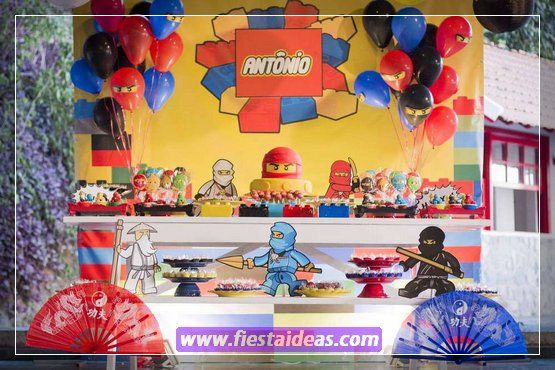 25 decoraciones de fiesta Ninjago | Fiesta de cumpleaños ninjago, Fiesta de cumpleaños lego, Cumpleaños de ninjas
