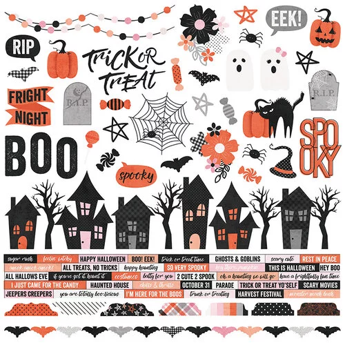 Simple Stories - Happy Haunting Collection - Cards Simple Stories - Happy Haunting Collection - Cards