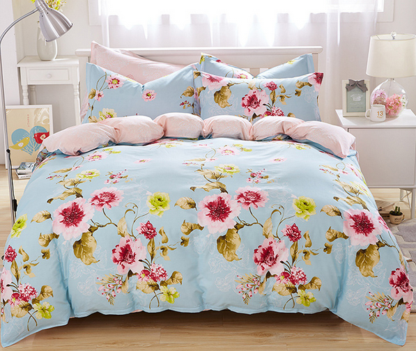 Adorable For A Young Couple 91 99 100 Cotton Love Heart Print Brown Bedding Sets 4 Piece Duvet Queen Bedding Sets Beautiful Bedding Sets Bed Comforter Sets