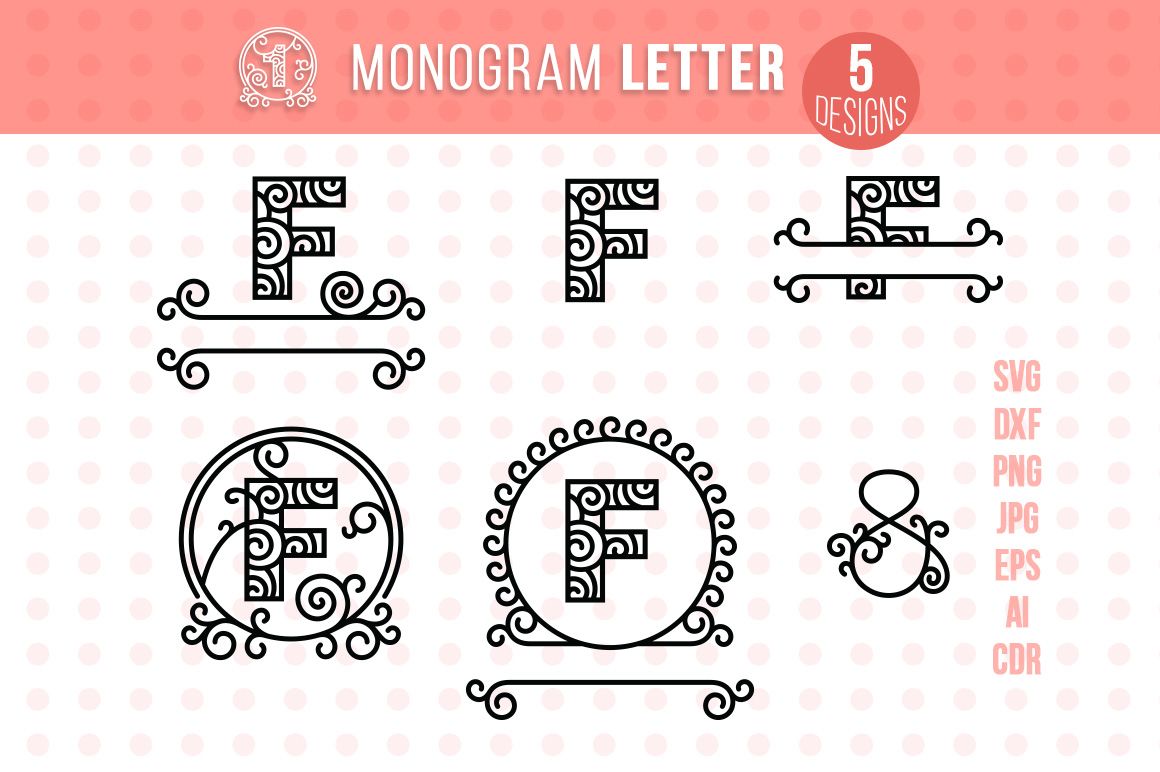 Download Monogram Letter F Graphic By Danieladoychinovashop Creative Fabrica Monogram Letters Letter F Lettering PSD Mockup Templates