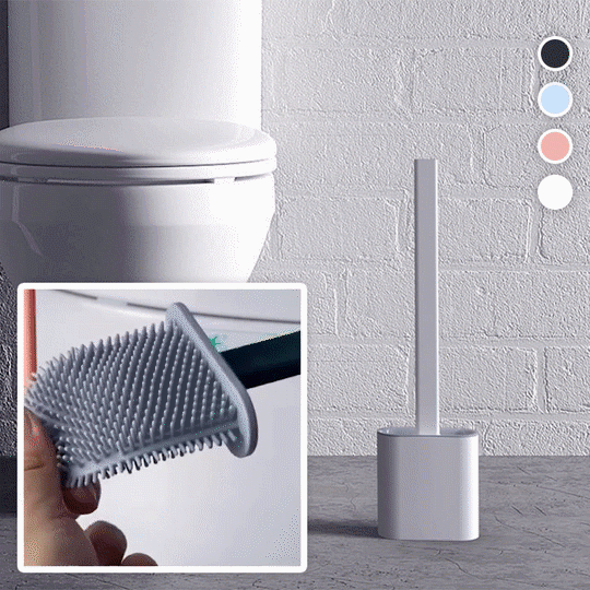 Flexible Silicone Toilet Brush | Toilet brush, Toilet cleaning, Cleaning storage