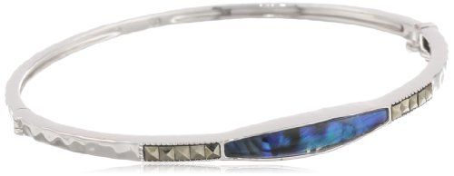 Judith Jack 22clouds 22 Sterling Silver Marcasite Abalone Quartz Judith Jack 22clouds 22 Sterling Silver Marcasite Abalone Quartz Slice Bangle Bracelet 2c