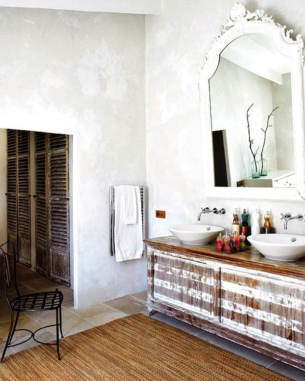 eclecchic MODERNO + VIEJO Muebles de lavabo, Baños de estilo rústico, Baños shabby chic eclecchic MODERNO + VIEJO Muebles de lavabo, Baños de estilo rústico, Baños shabby chic