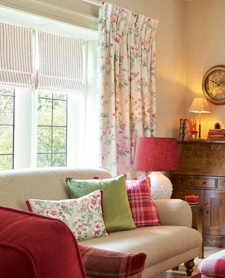 Pin by Helen on Cranberry Cottage ♡ Cottage curtains, Home, Cottage