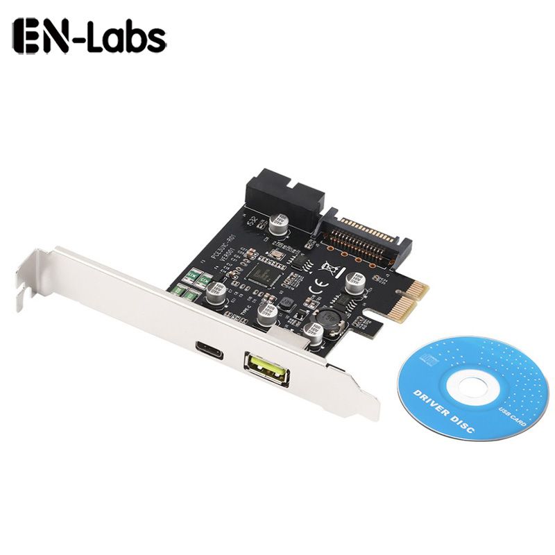En Labs Usb 3 0 3 Port Type C 20 Pin Internal Pci E Express