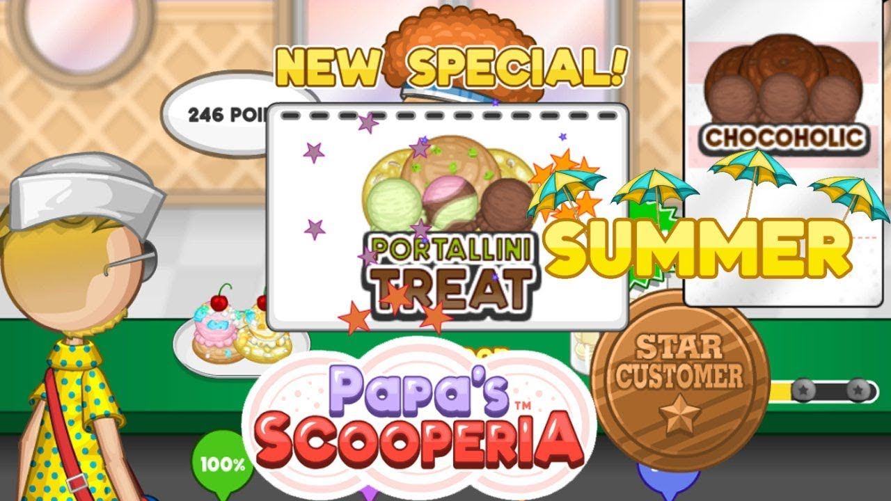 Papa S Games Unblocked Scooperia 3 Papas Scooperia Unlock New Special! Portallini Treat