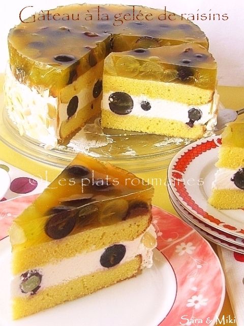 Les Plats Roumaines Gateau A La Gelee De Raisins Obstkuchen Les Plats Roumaines Gateau A La Gelee De Raisins Obstkuchen