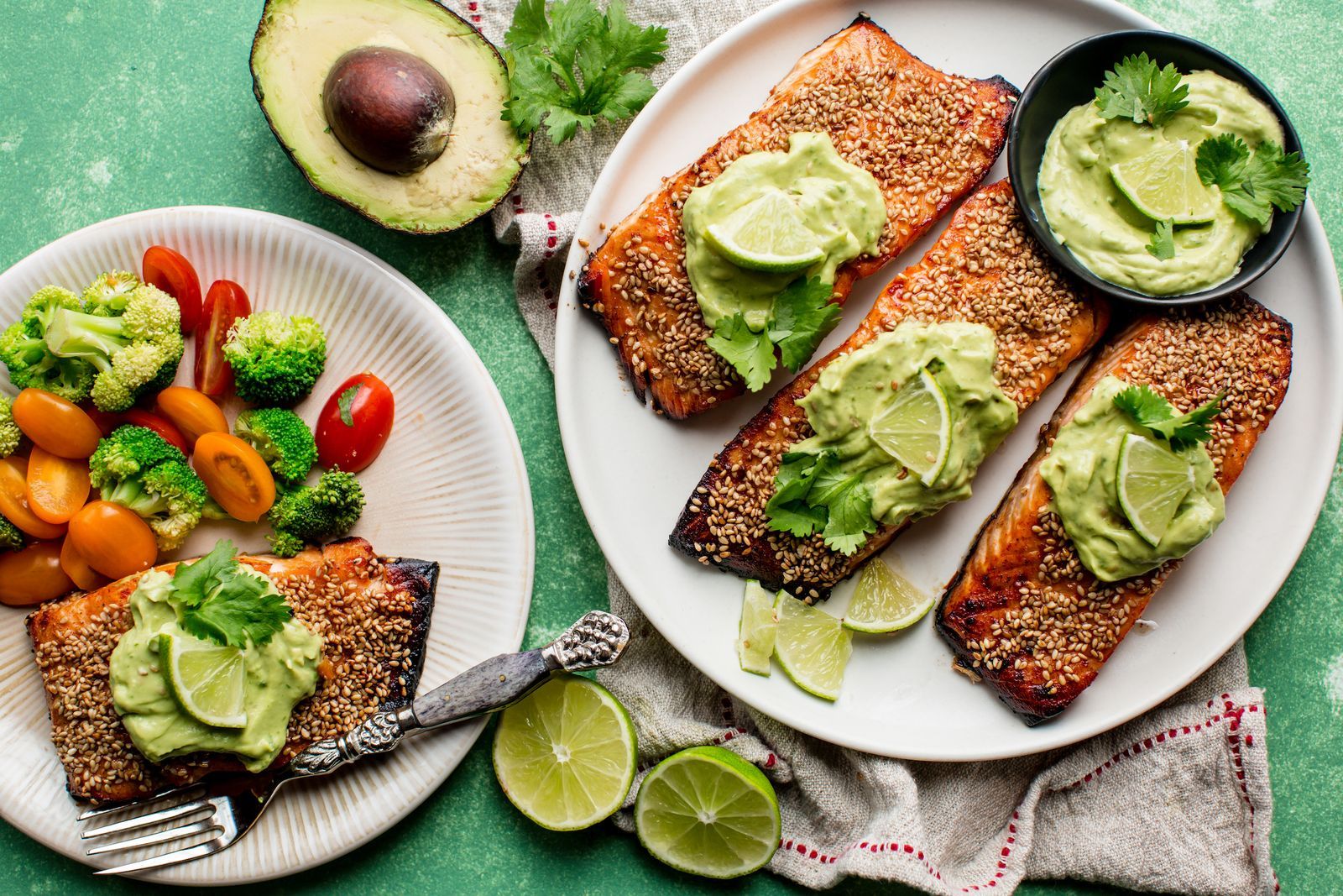 Lime Salmon Recipes, Fish Recipes, Seafood Recipes, Low Carb Recipes, Dinner Recipes, Cooking Recipes, Avocado Recipes, Vegetarian Recipes Healthy, Healthy Snacks