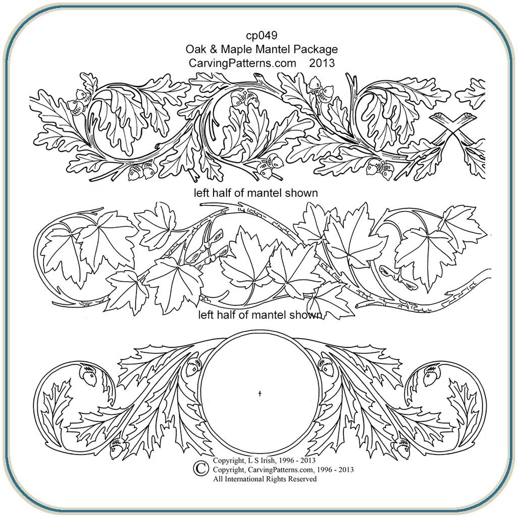 Leather carving patterns deals