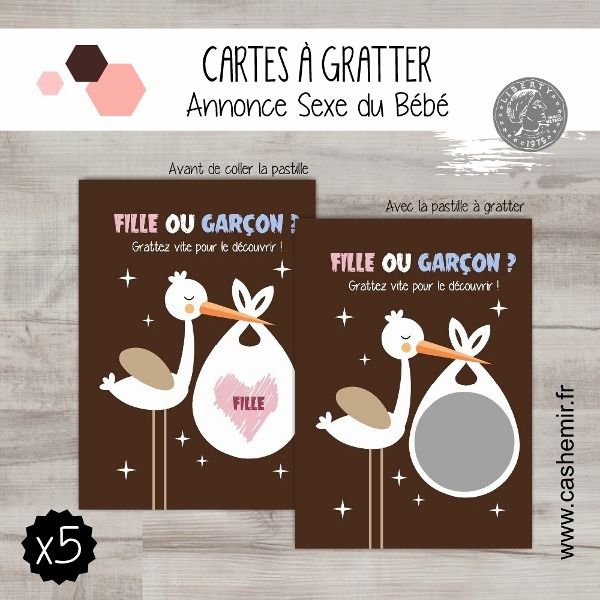 Épinglé Sur Cartes Anonce Grossesse And Sexe Du Bébé à Gratter